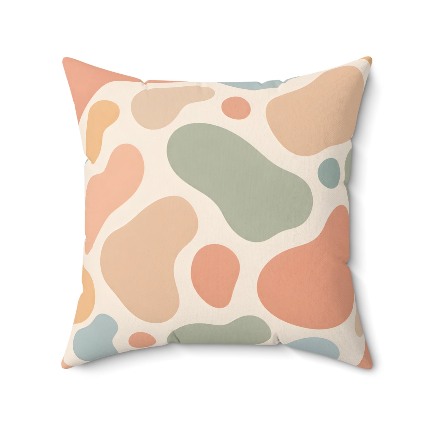 Abstract Pastel Shapes Decorative Pillow