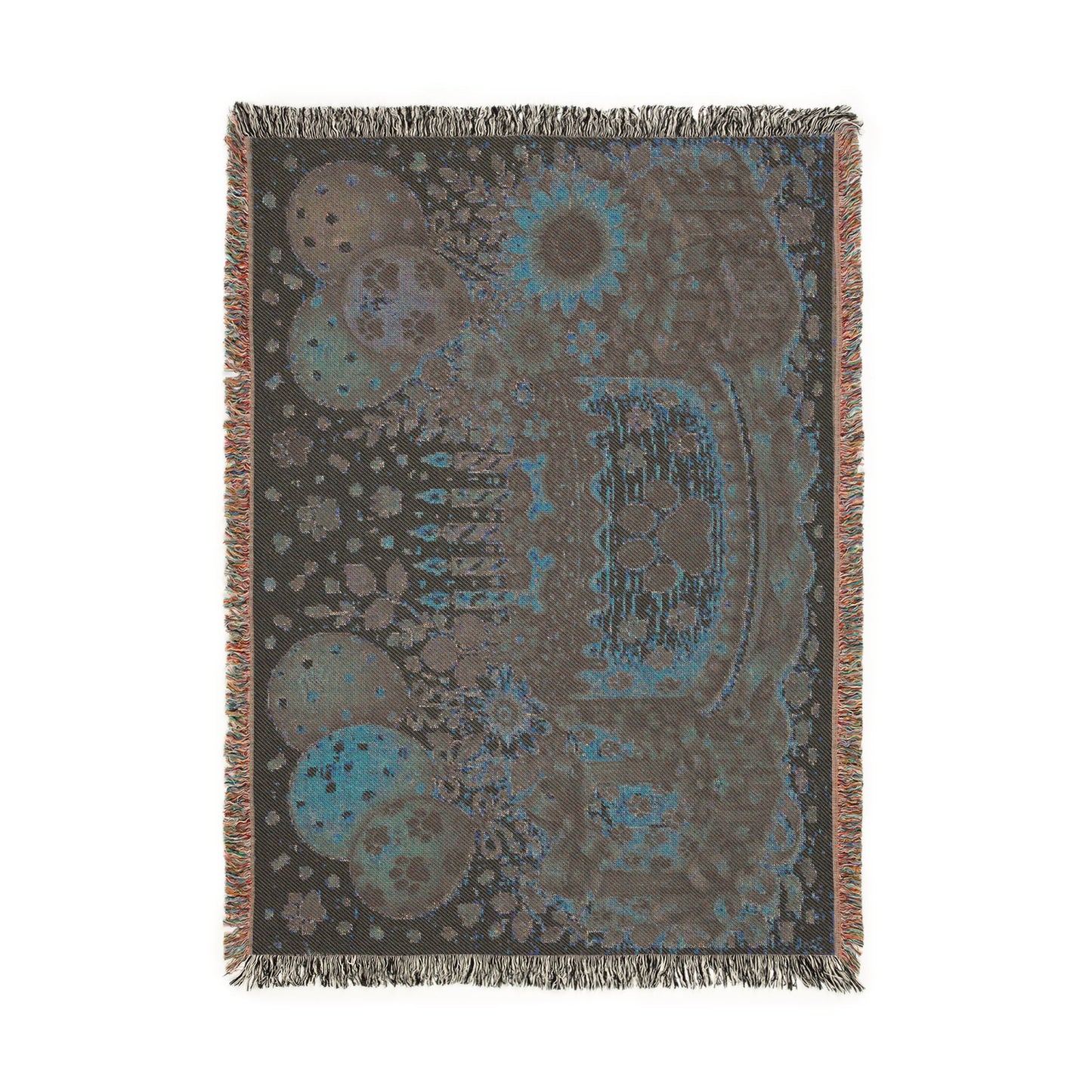 Birthday Paw Print Woven Blanket
