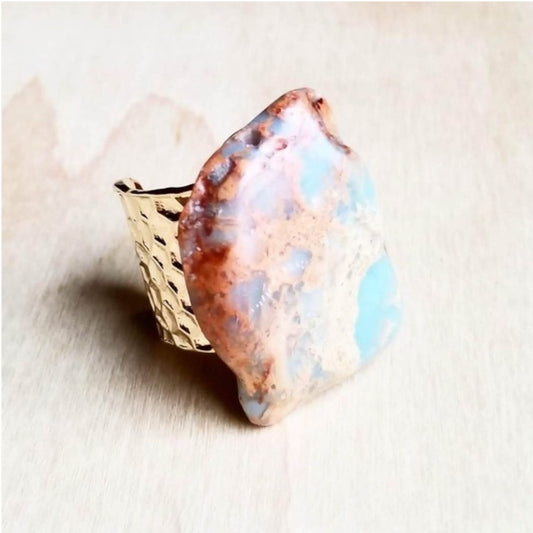 Aqua Terra Gemstone Ring