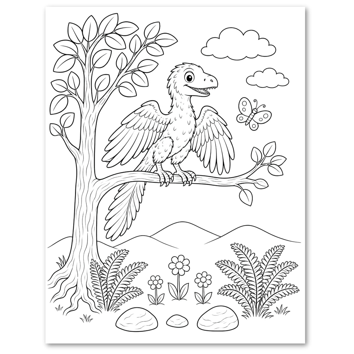 Dinosaur Discovery Coloring Book for Kids | Ages 4–8
