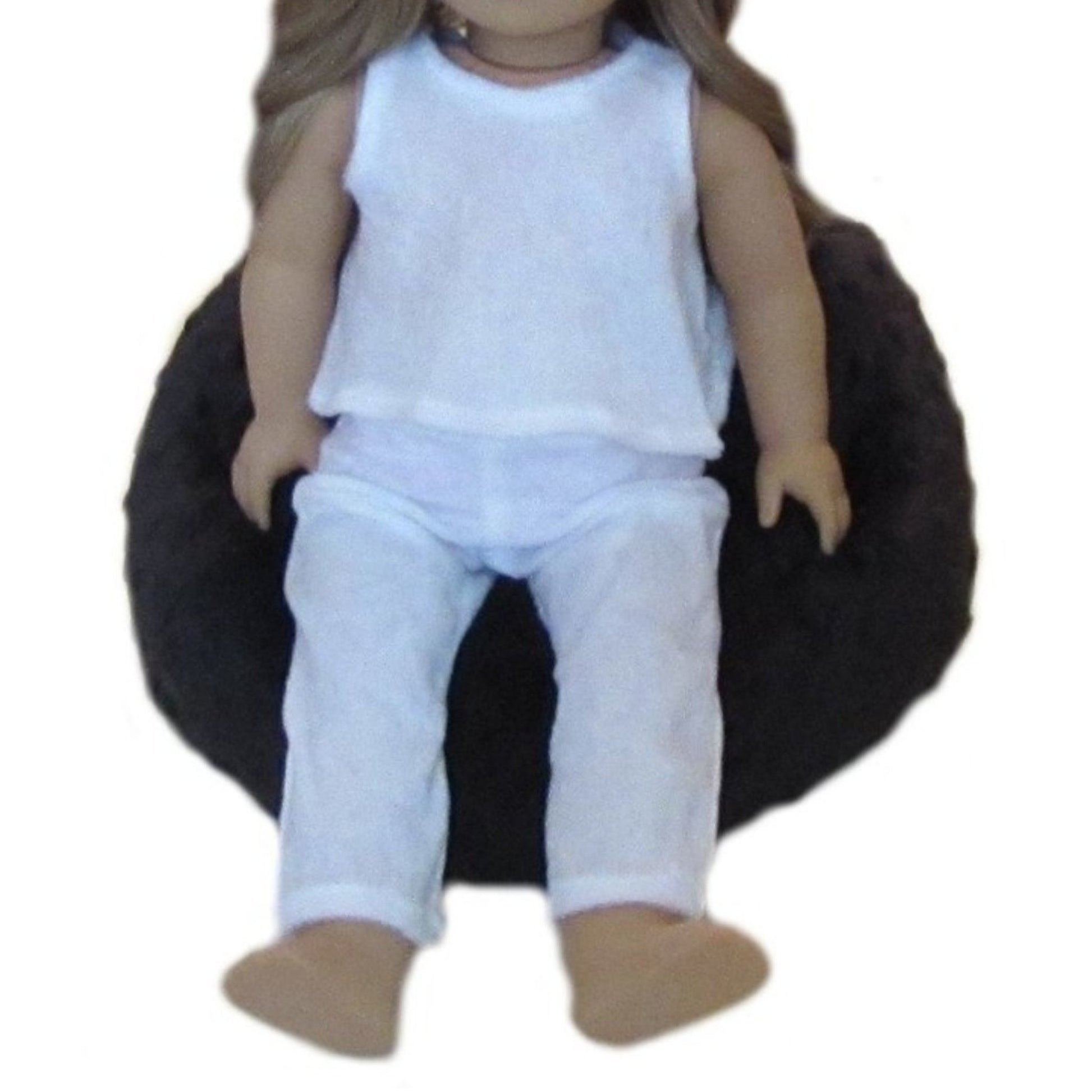 Black Minky Doll Bean Bag Chair for 18-inch dolls with doll