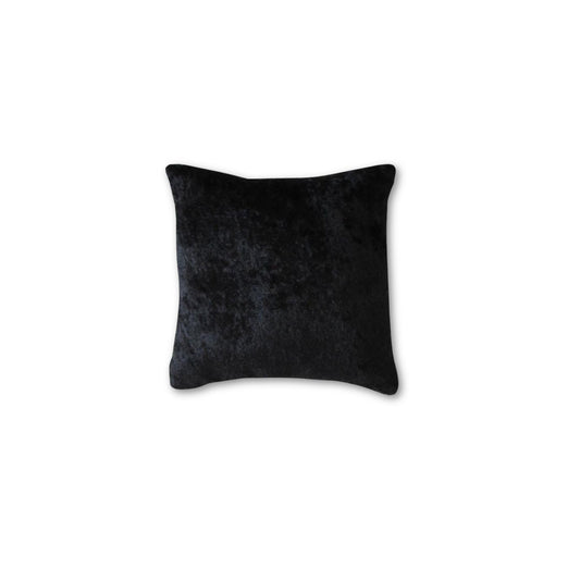 Black pillow on a white background