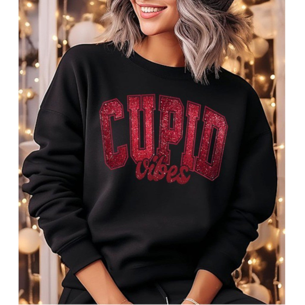 Cupid Vibes Fleece Sweatshirt