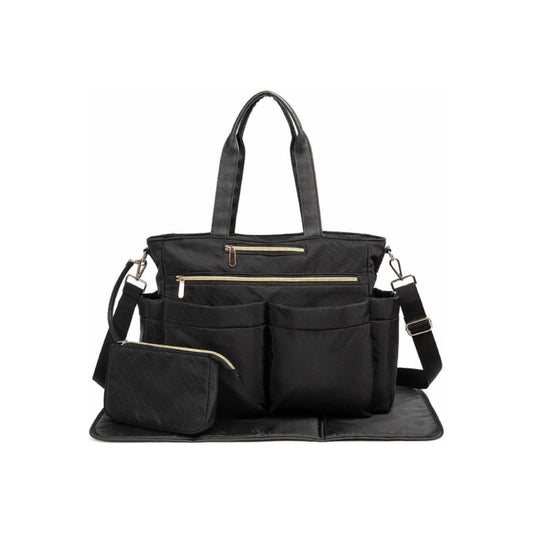 Black Diaper Bag Tote Baby Diaper Bag