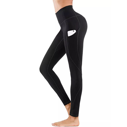 High-Waisted Active Leggings with Pocket