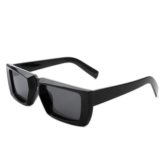 Rectangle Retro Square Fashion Sunglasses Side view