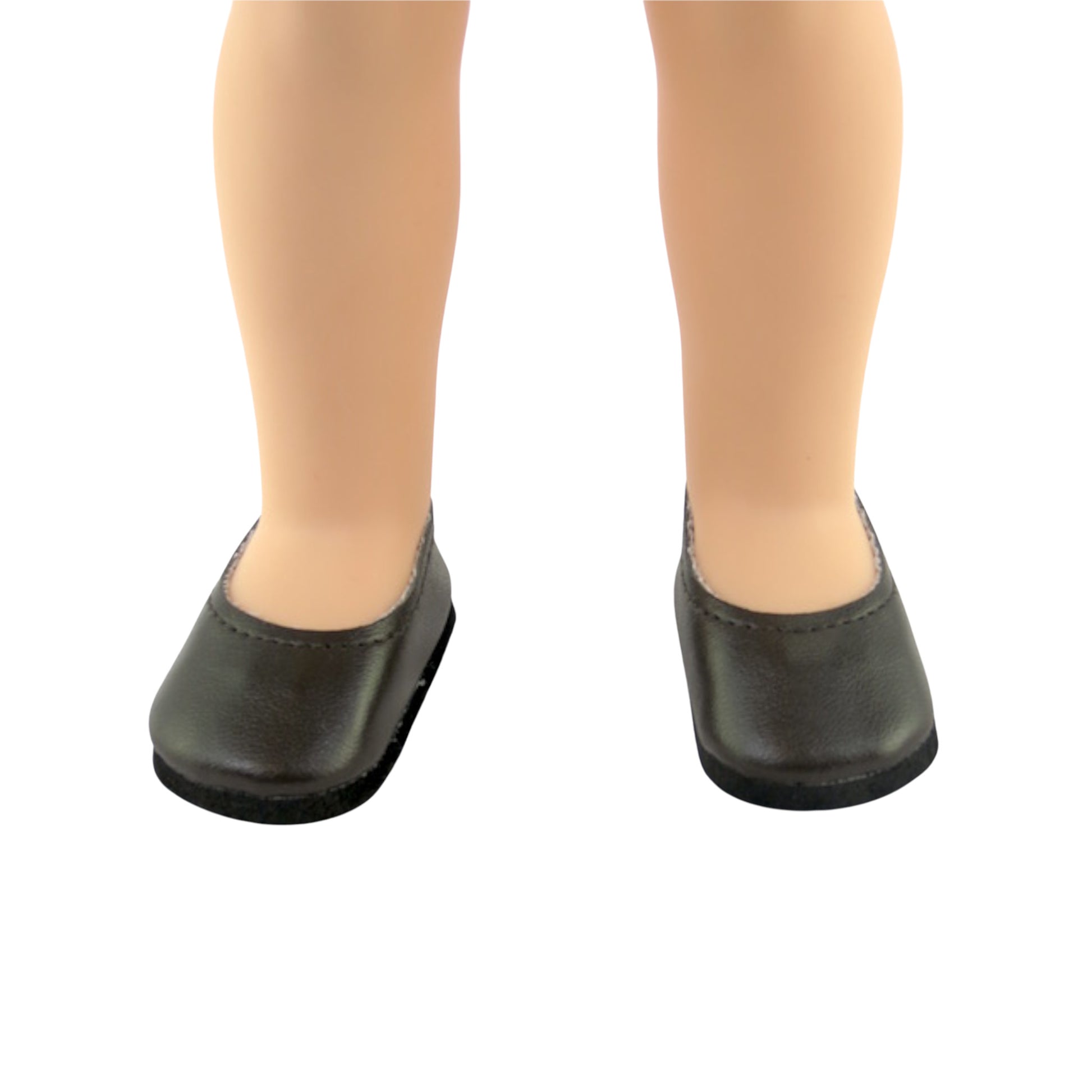 Black Slip-On Shoes for 14 1/2-inch dolls