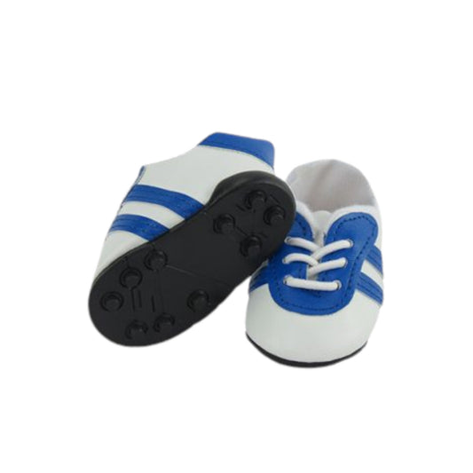 Blue Sporty Cleats for 18-inch dolls