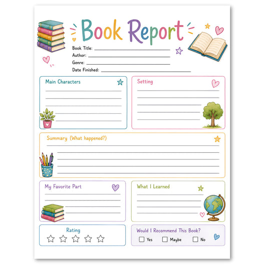 Book Report Printable