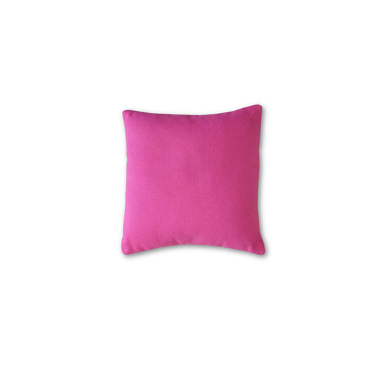 Pink pillow on a white background