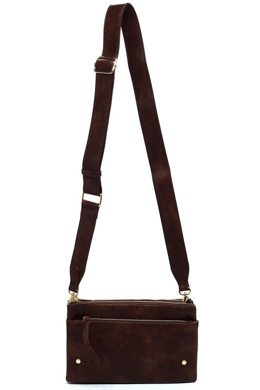 Brown Crossbody Bag Hanging