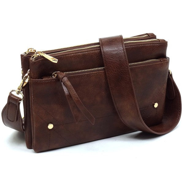 Brown Crossbody Bag Slanted