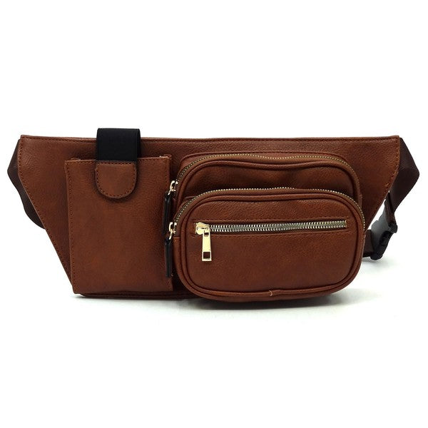 Brown Fashion Fanny Bag Waist Bag