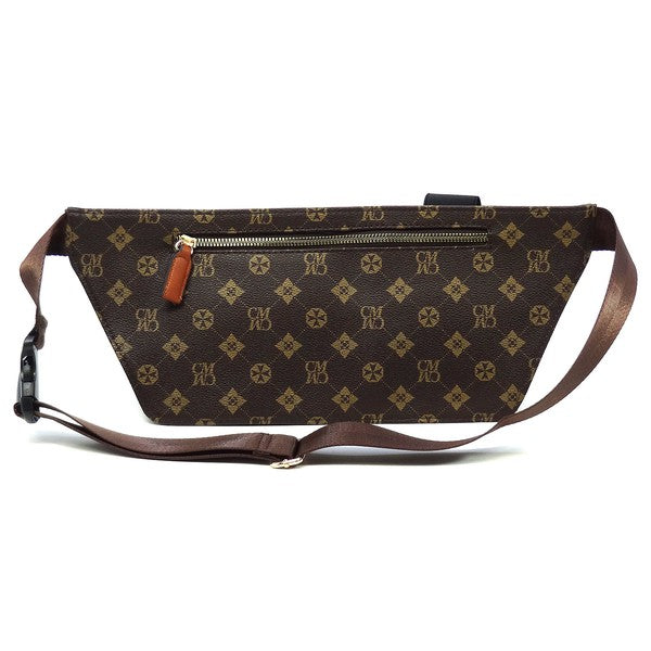 Brown Tan CM Monogram Fanny Bag Waist Bag Back view