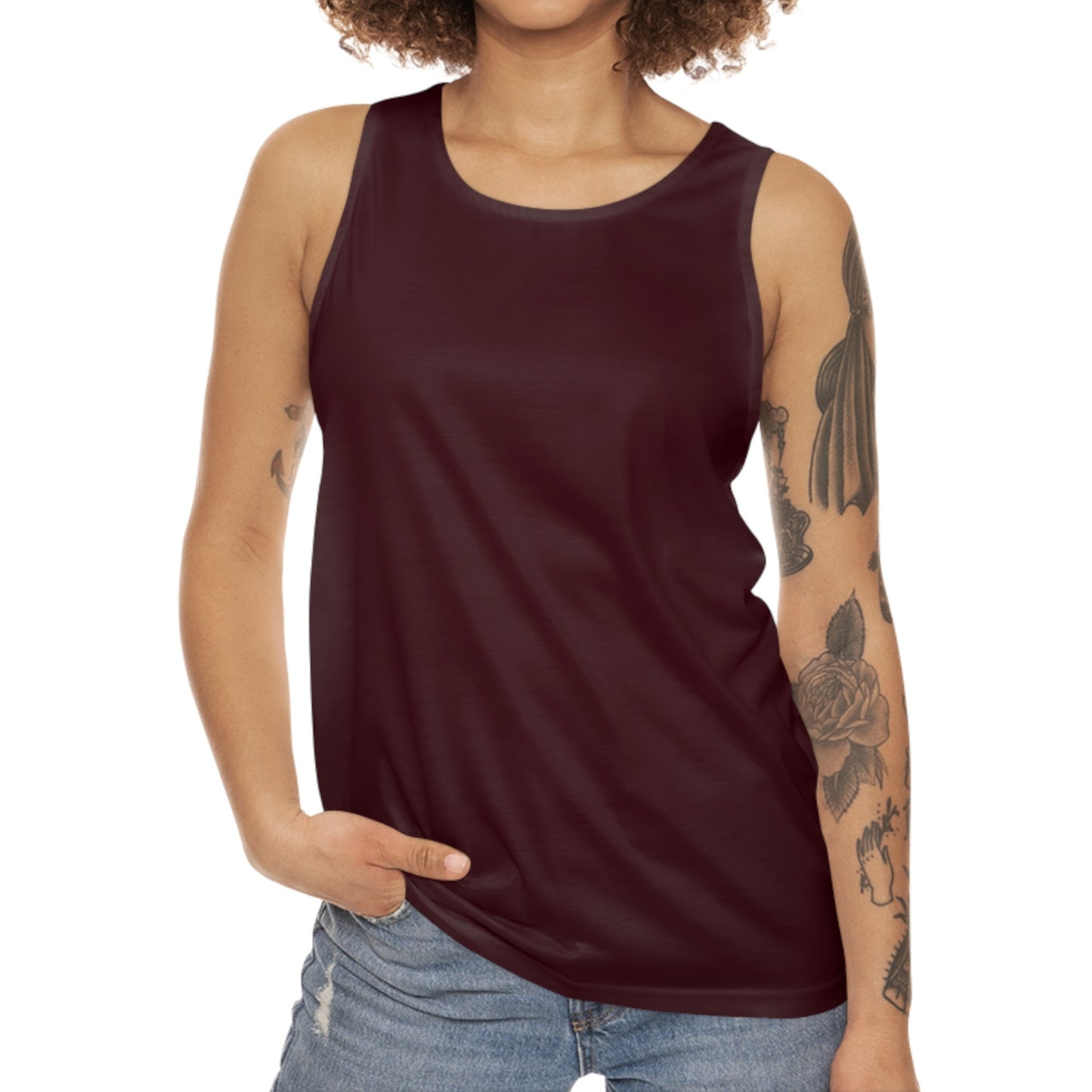 Chocolate Brown Unisex Tank Top