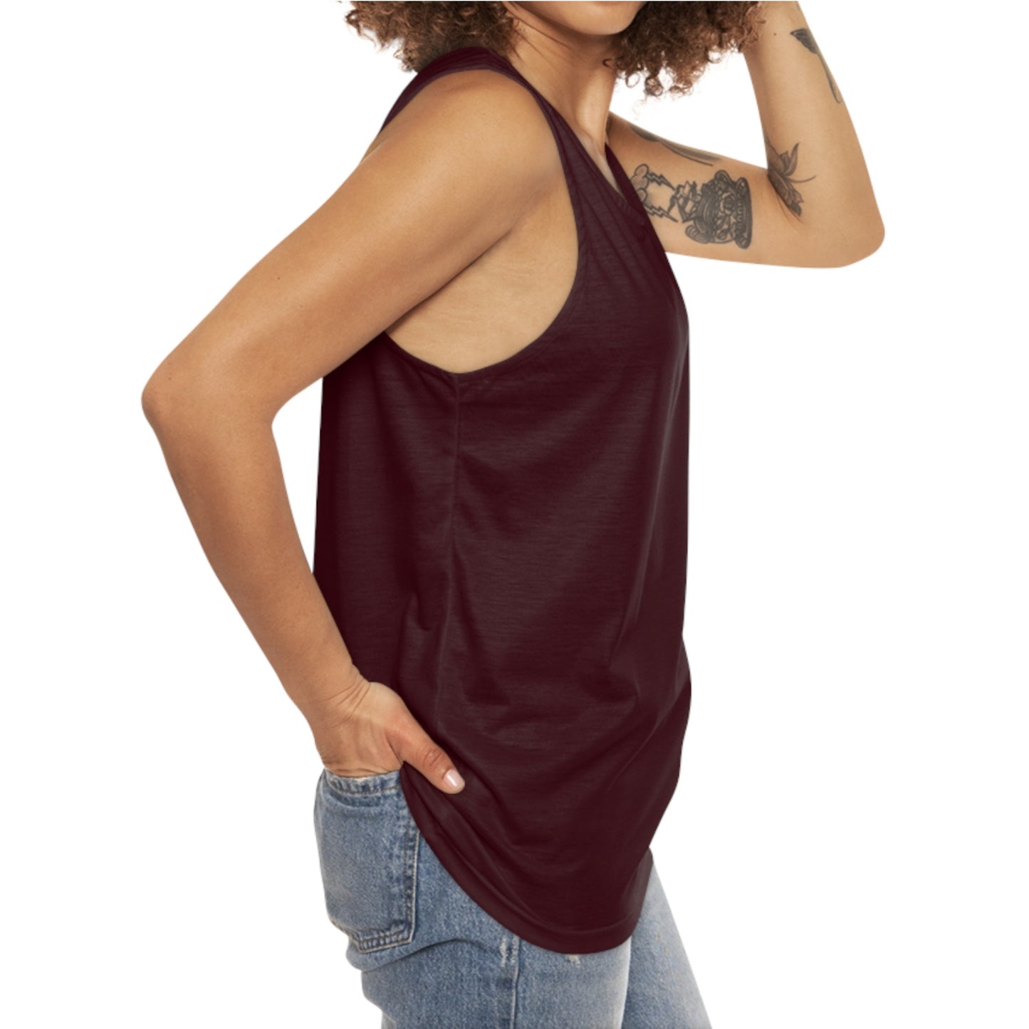 Chocolate Brown Unisex Tank Top