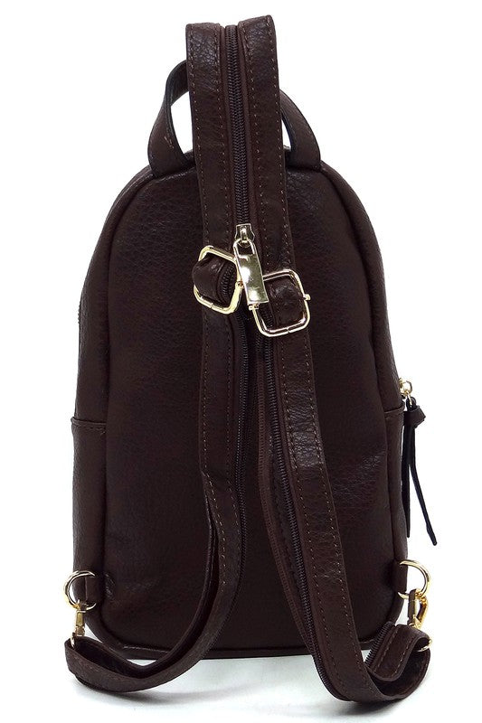 Coffee Calin Sling Backpack Back view