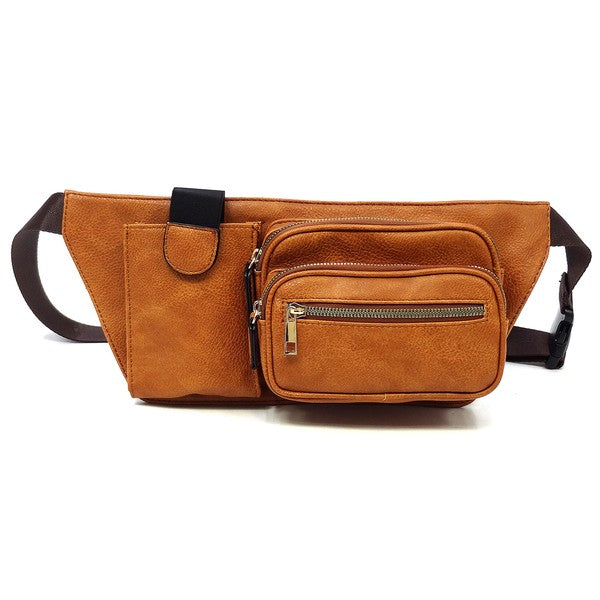 Cognac Fashion Fanny Bag Waist Bag 