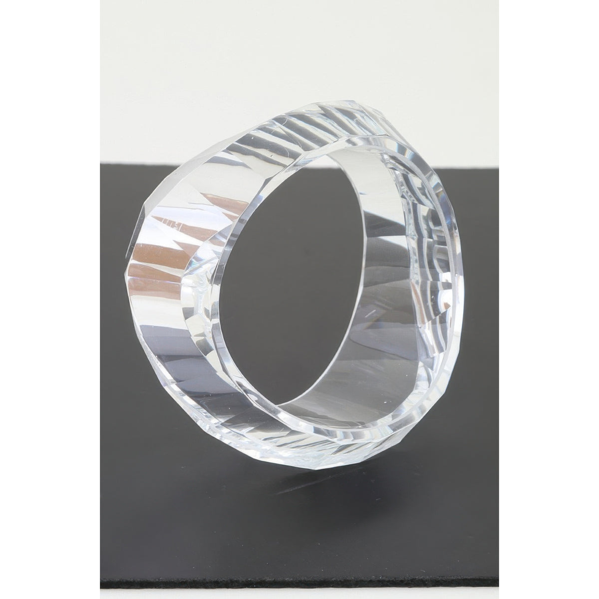 Crystal Transparent Cut Bracelet