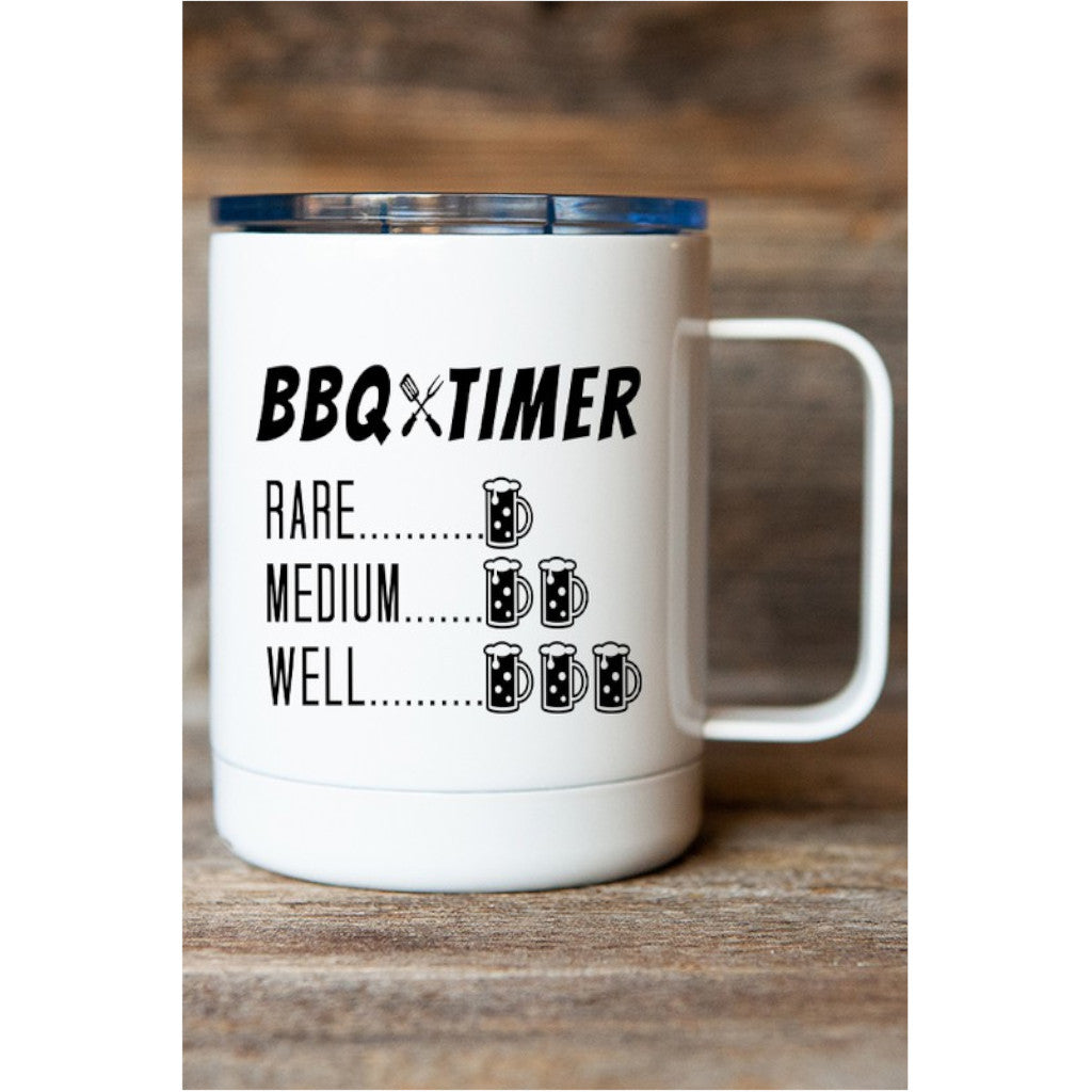 Dad Gifts BBQ Timer Coffee Travel Mug