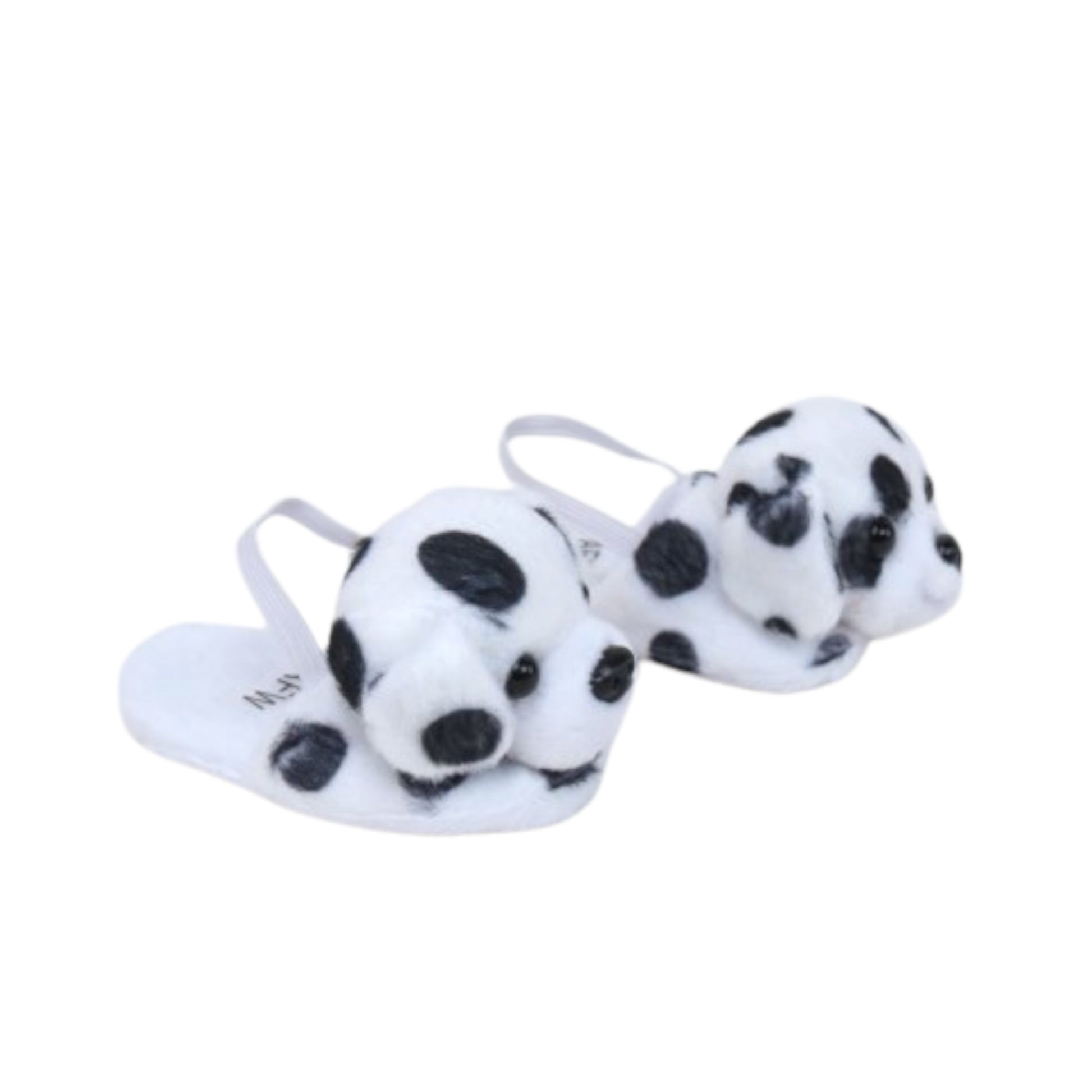 Dalmatian Slippers for 18-inch dolls