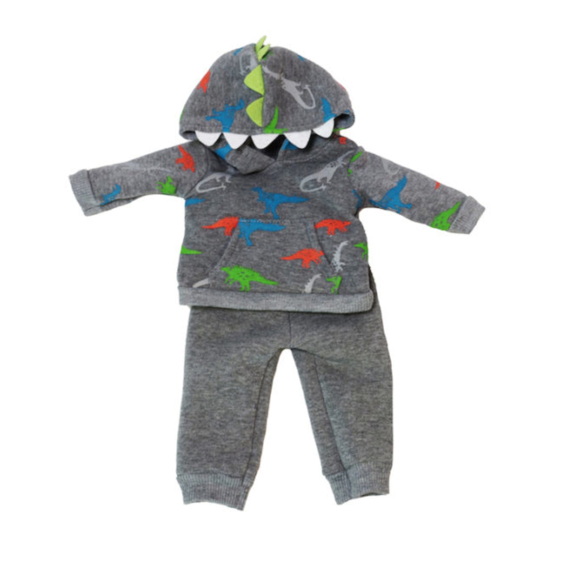 Dino Sweats for 18 inch dolls Flat