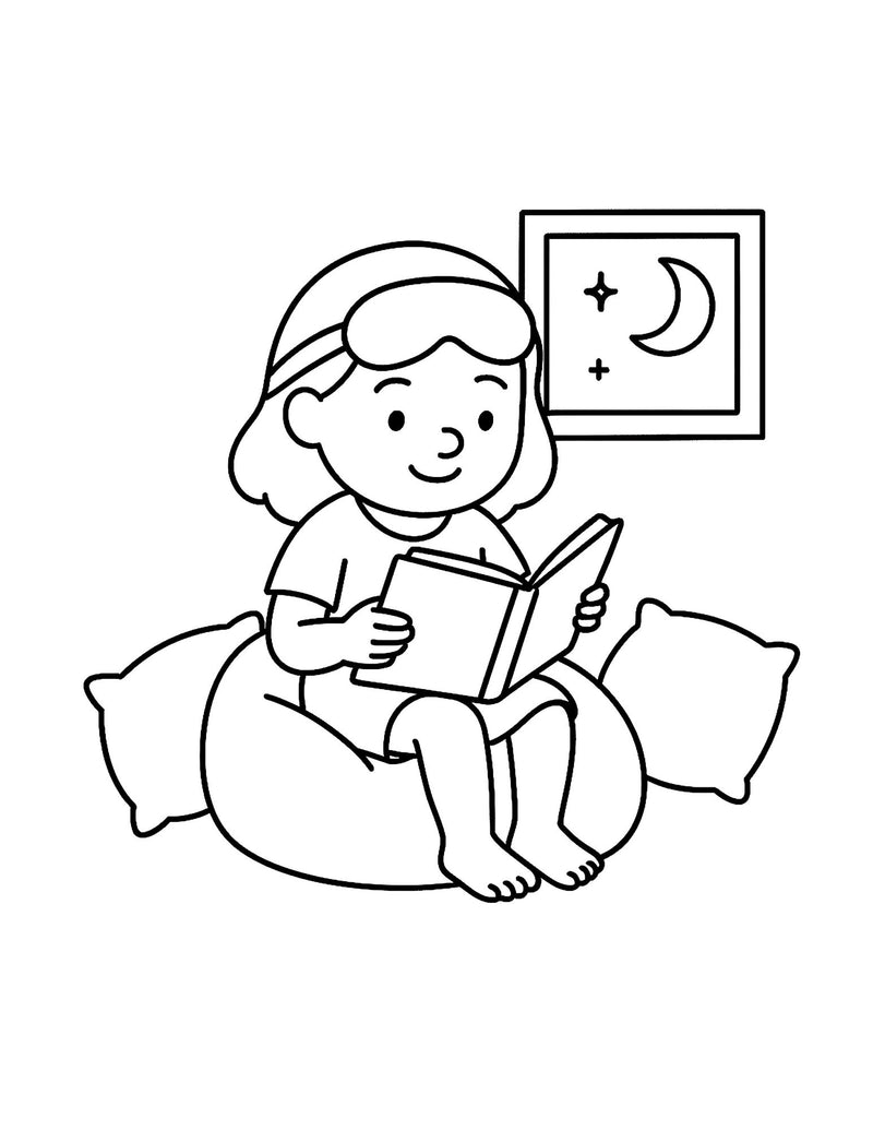 Doll Reading a Bedtime Story