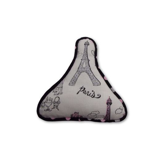 Eiffel Tower shaped Paris print doll pillow