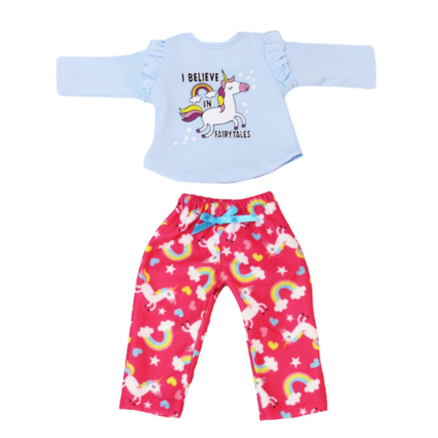 Fairytale Pajamas for 18-inch dolls Flat