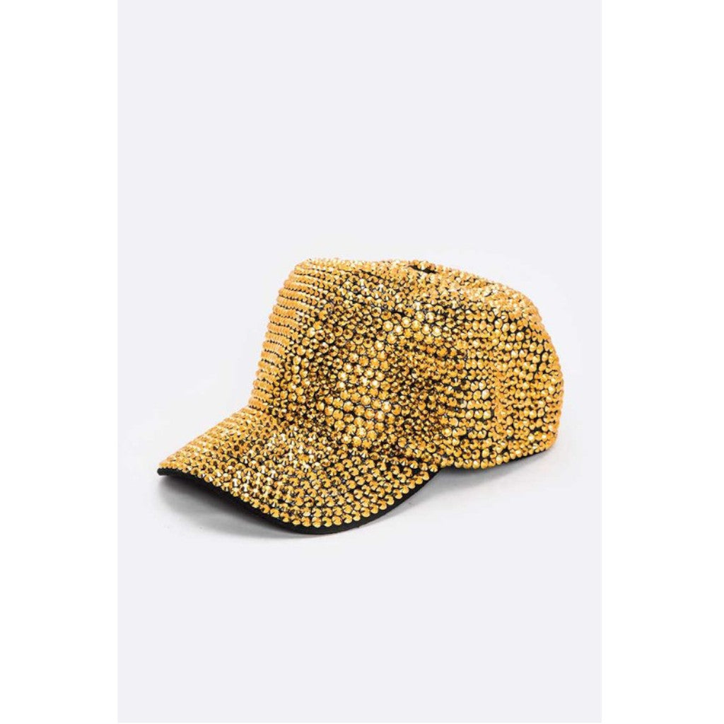 Full Stone Iconic Gold Cap Side view