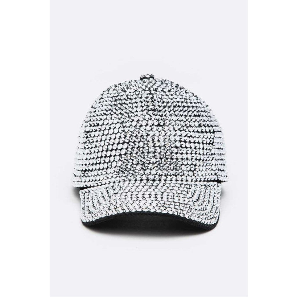Full Stone Iconic Silver Baseball Cap Front view