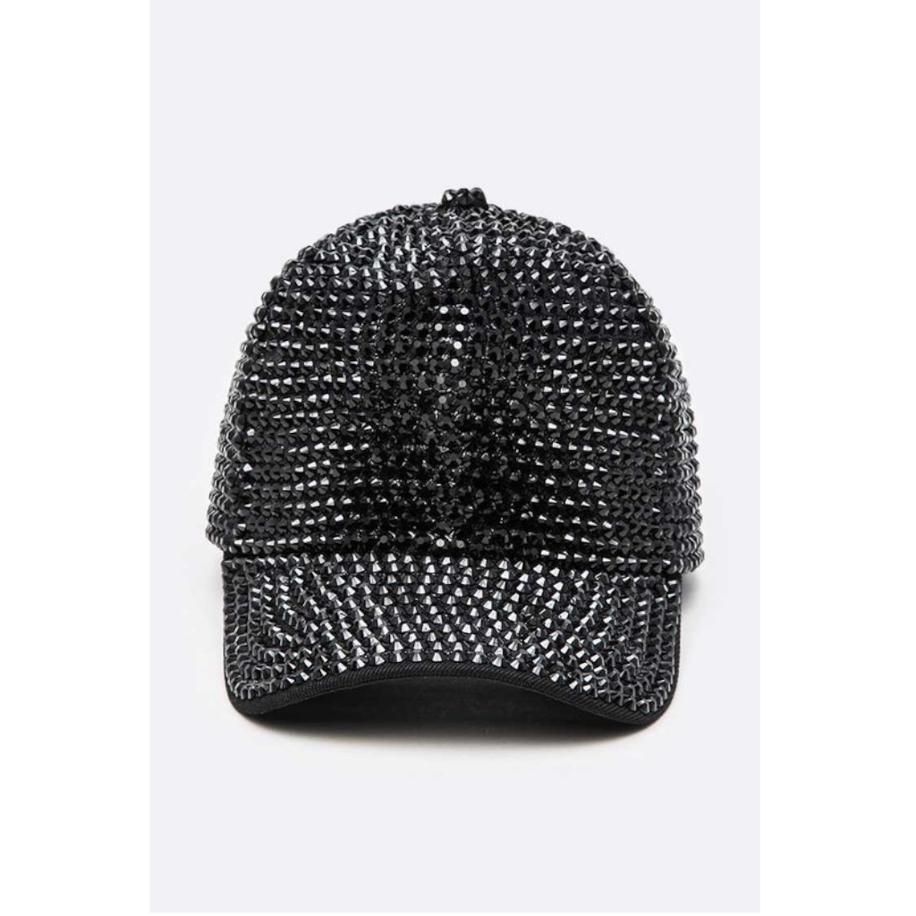 Full Stone Jet Black Iconic Baseball Cap Front view