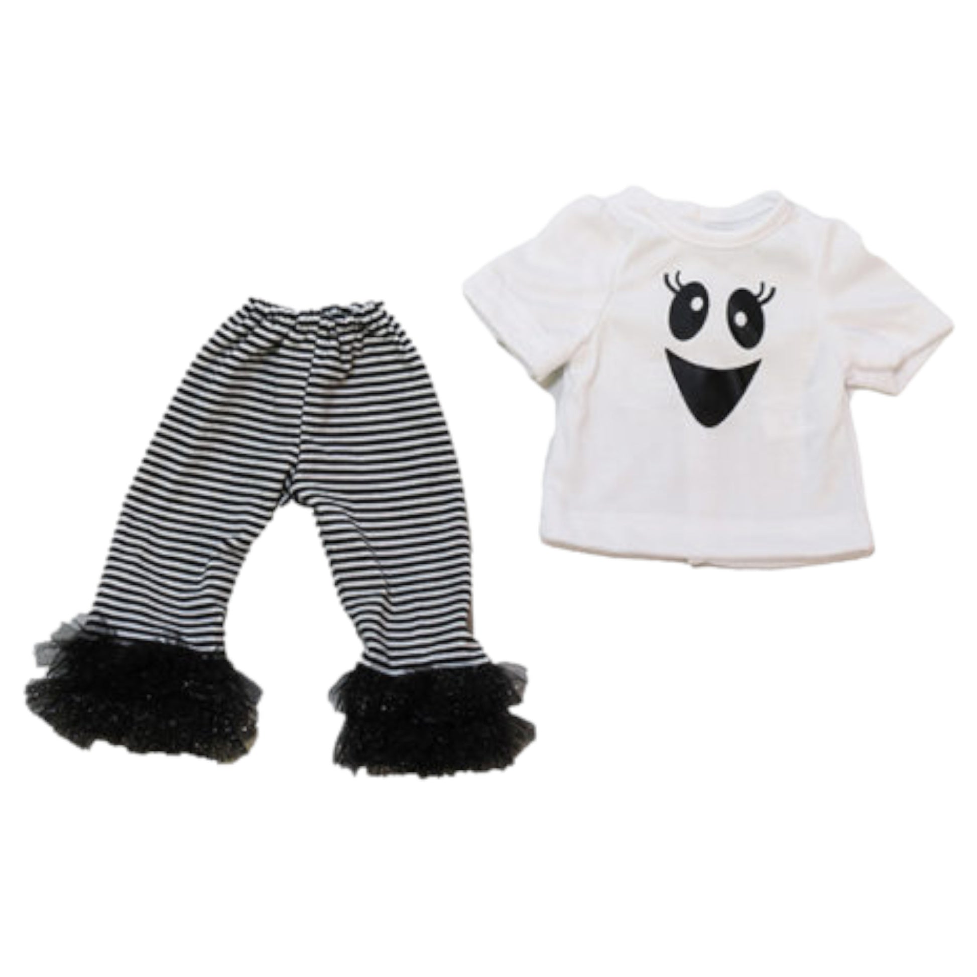 Ghost Outfit for 18-inch dolls Flat