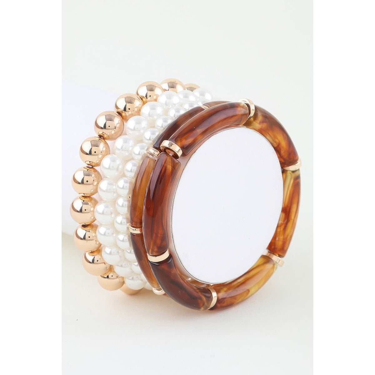 Marble Tube Beaded Bracelet