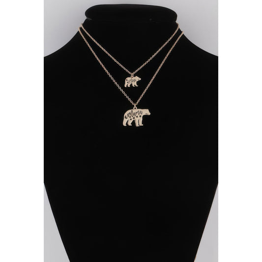 Mini N Mama Bear Necklace