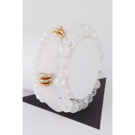 Multi Bead N Tube Bracelet