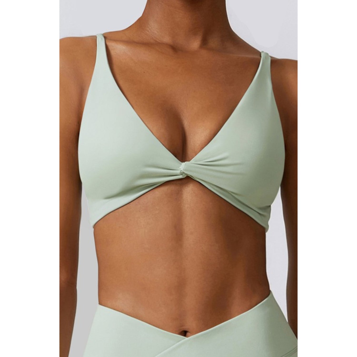 Outside Wear Quick-Drying  Sports Bra Front view