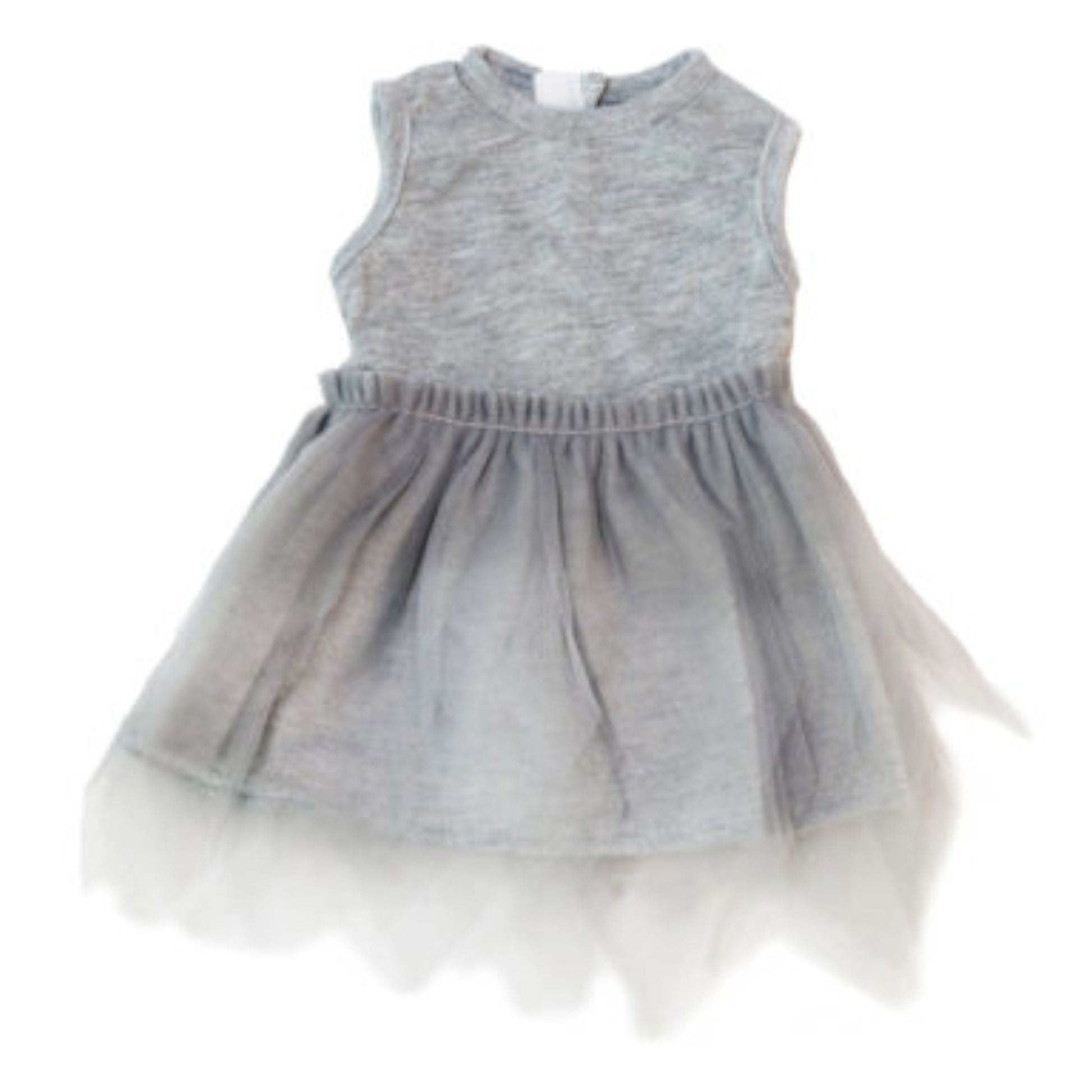 Grey Dress for 18-inch dolls Flat