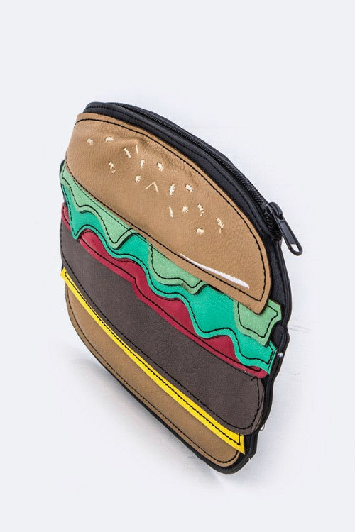 Hamburger Large Pouch Side view