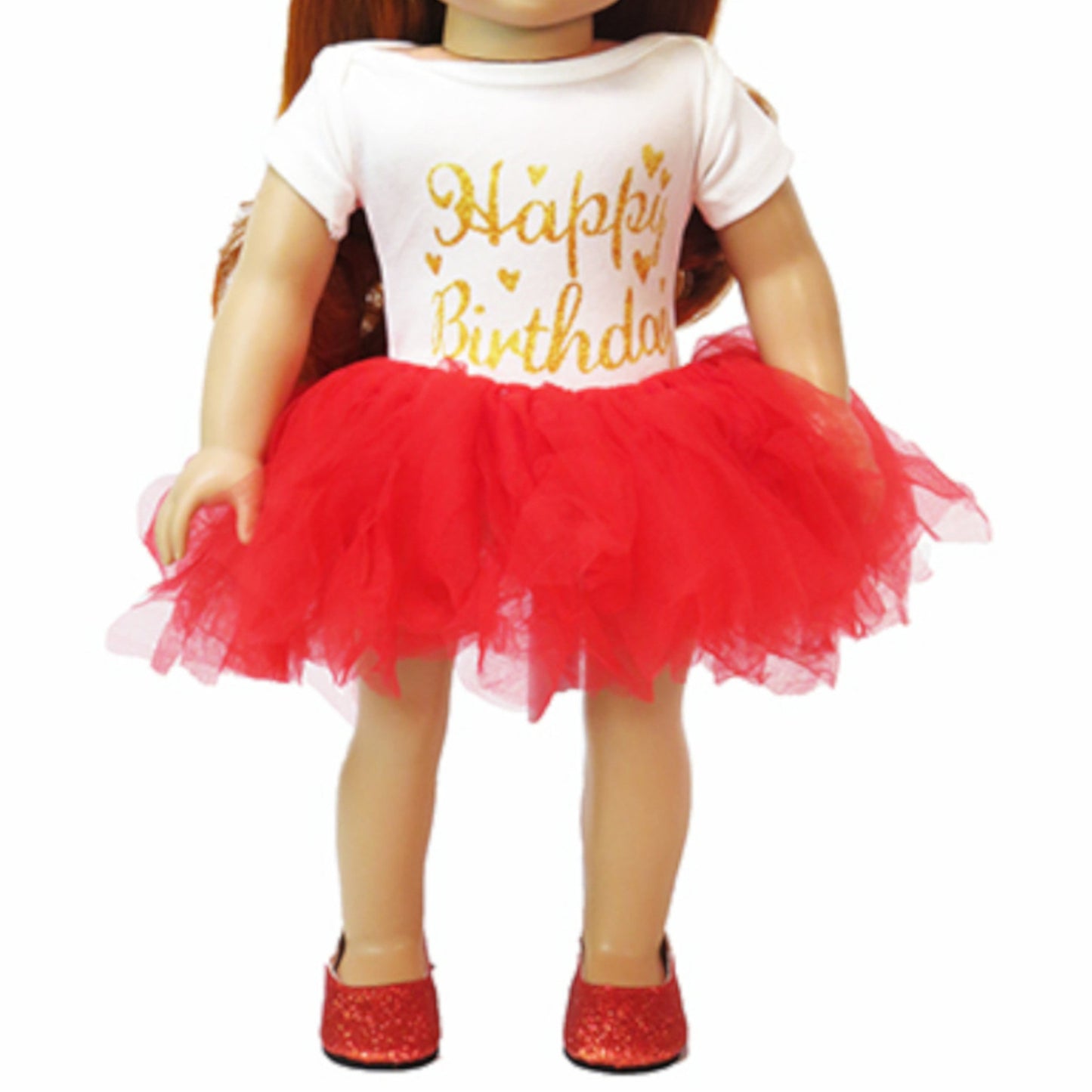 Happy Birthday Outfit for 18-inch dolls with doll