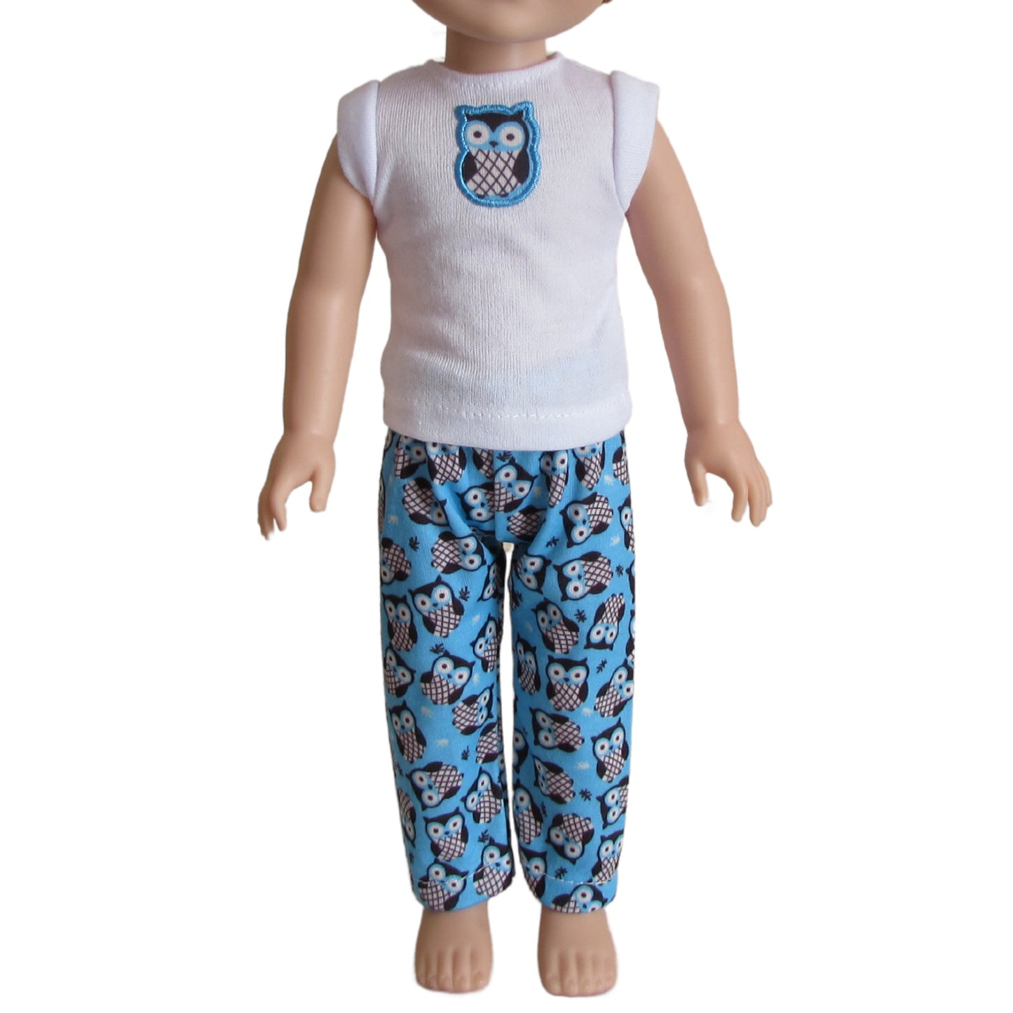 Hoot, Hoot Pajamas for 14 1/2-inch dolls Front view