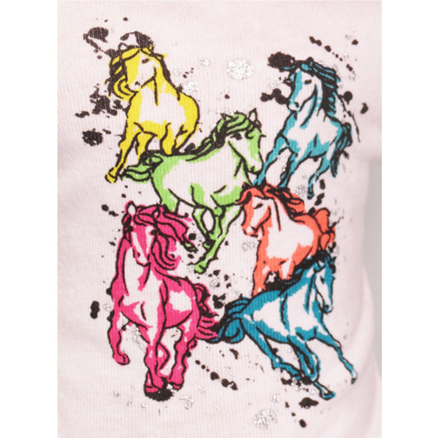 Horse Multicolor T-Shirt for 18-inch dolls Up Close