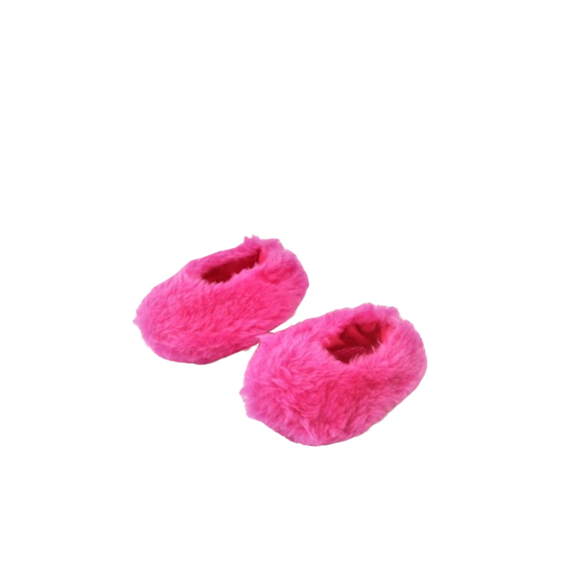 Hot Pink Fuzzy Slippers for 14 1/2-inch dolls