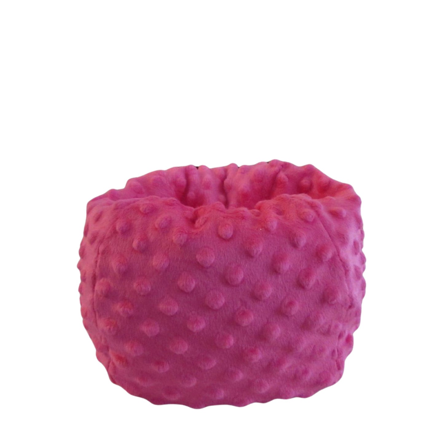Hot Pink Minky Doll Bean Bag Chair – Fits 14 to 14.5 Inch Dolls, Soft Plush Seat
