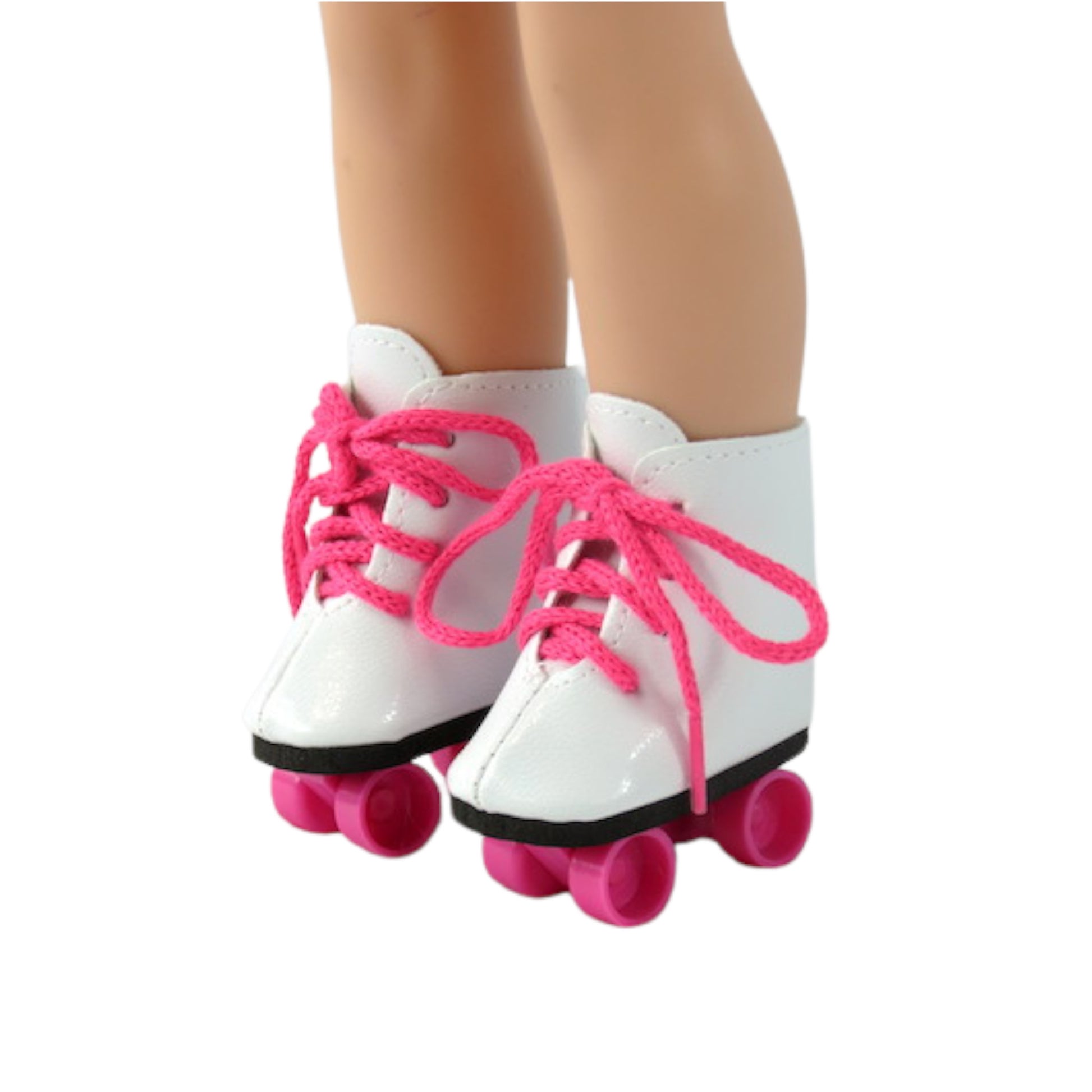 Hot Pink Roller Skates for 14 1/2-inch dolls with doll