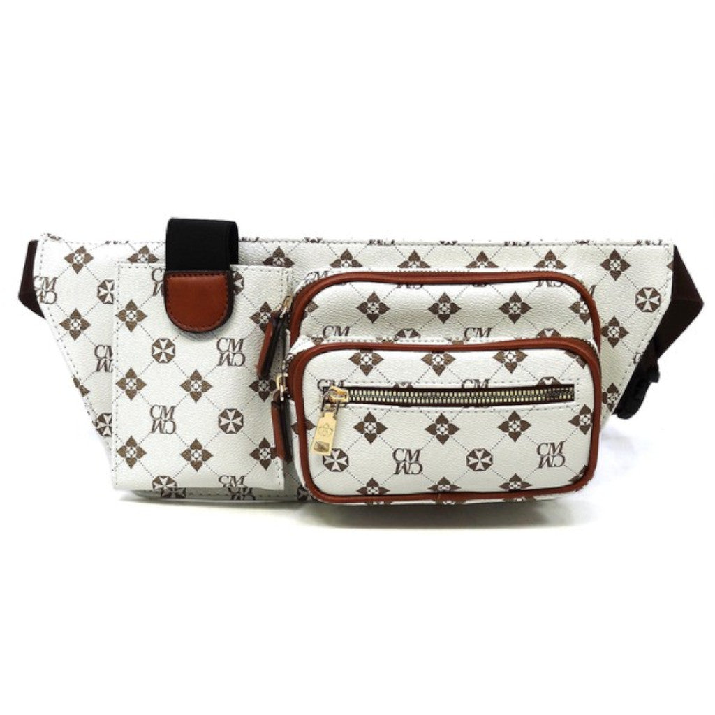 Ivory Tan CM Monogram Fanny Bag Waist Bag