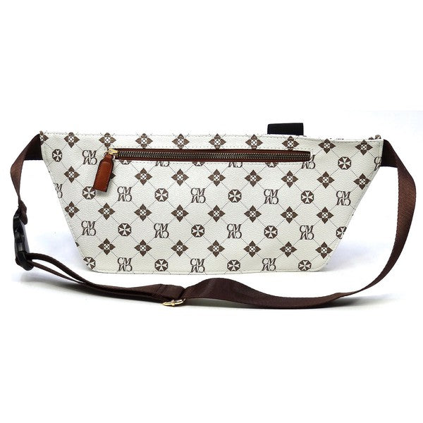 Ivory Tan CM Monogram Fanny Bag Waist Bag Back view