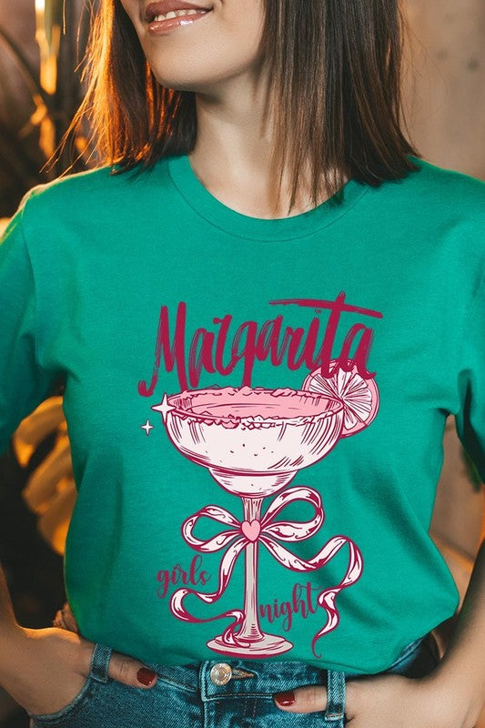 Kelly Green Margarita Girls Night Graphic Tee