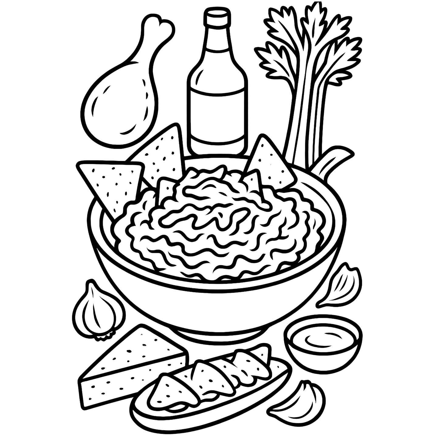 Keto Delights Coloring Pages page 4