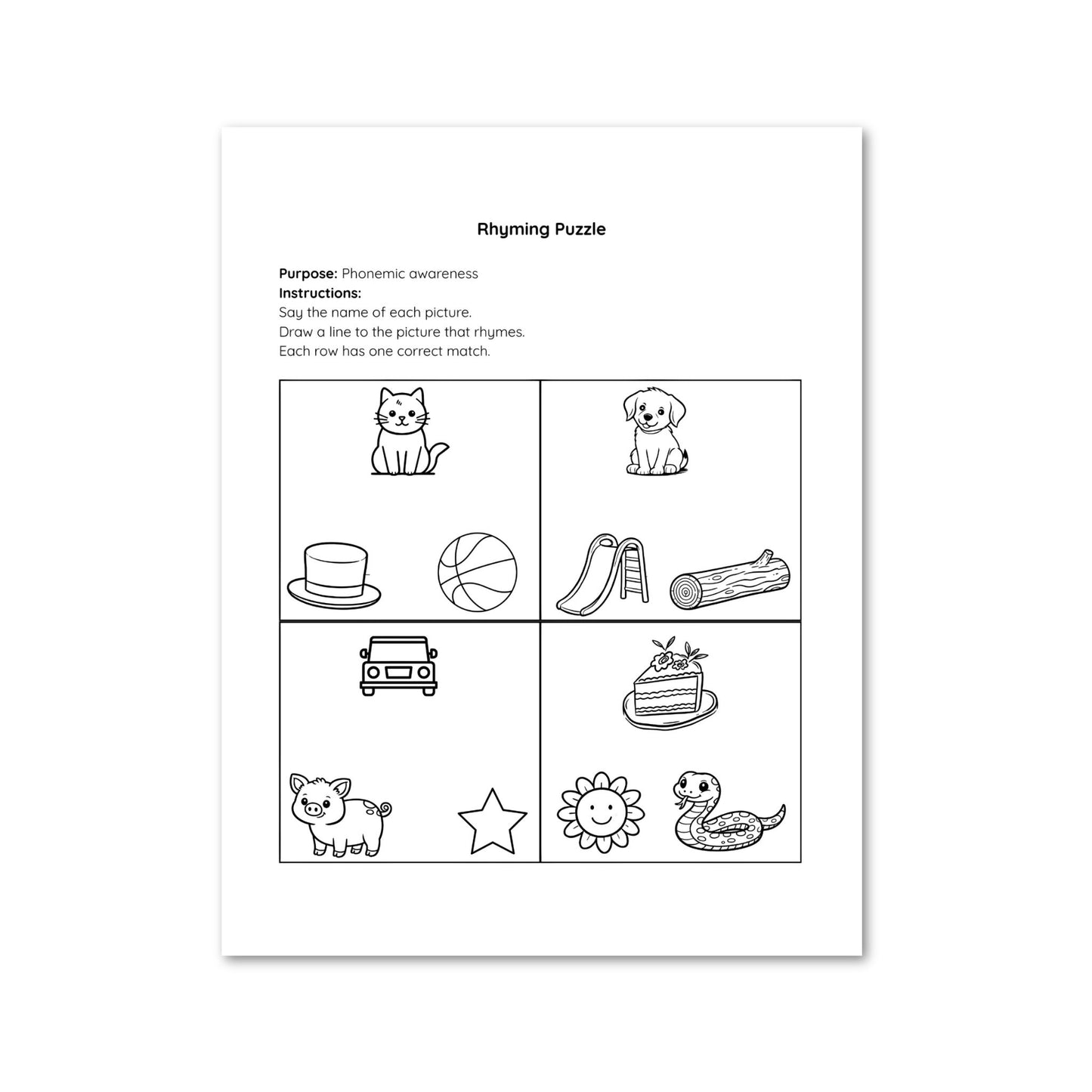 Kids Logic and Puzzle Workbook - 50 Printable Brain Building Activities